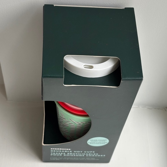 STARBUCKS Christmas 2020 CANDY CANES 6 Reusable Hot Cups Coffee Tea (16 fl oz) - Picture 5 of 7
